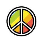 Peace Symbol SVG Icon